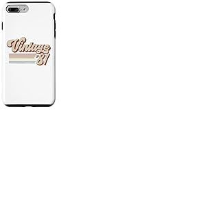 Vintage 1981 Retro Sunset Classic 45 Ans, 45e Anniversaire Coque pour iPhone 7 Plus/8 Plus