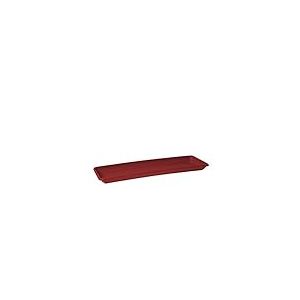 ARTEVASI Soucoupe RECTANGULAIRE Venezia 80CM Rouge FONCÉ