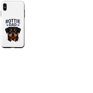 Funny Dog Owner Dad Rottweiler Rottie Dad Coque pour iPhone XS Max