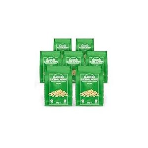 by Amazon Amandes Effilées Blanchies - 200g, paquet de 5
