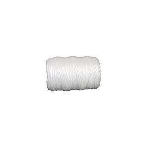 Amig - Rouleau de fil de raphia plat synthétique Mod.20170 | Bobine de corde blanche polyvalente idéale pour l'emballage, l'artisanat, le jardinage, le bricolage ou l'industrie | Dimensions : Ø 3 mm x