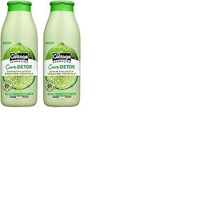 COTTAGE - Shampoing Cure Detox &agrave; la K&eacute;ratine v&eacute;g&eacute;tale - Cheveux regraissant vite - 97% d'ingr&eacute;dients d'origine naturelle - Flacon 100% recycl&eacute; - 250ml (Lot de 2)
