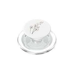 Fleur de Gecko &agrave; cr&ecirc;te de Pissenlit, Gecko l&eacute;opard de PopSockets PopGrip pour MagSafe