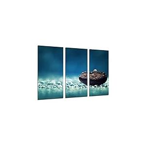 Cuadros Camara Tableau Moderne Photographique, Impression sur Bois, Relaxation, Zen, Relax, 97 x 62 cm, ref. 26391