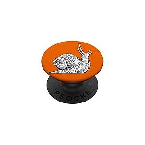 Escargot Genial Art pour Amateurs Escargots ou &Eacute;leveurs PopSockets PopGrip Adh&eacute;sif