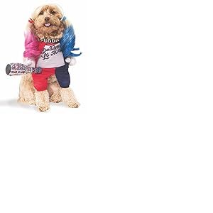Rubie's DC Comics Squad Walking Harley Quinn Costume pour Animal Domestique Taille M comme indiqu&eacute;