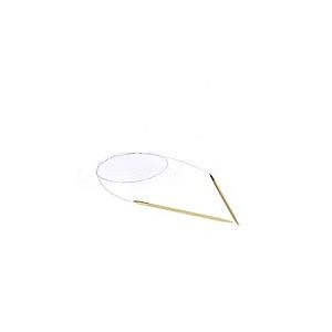 Aiguilles &agrave; tricoter circulaires en bambou 4 mm 80 cm