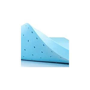 subrtex 7,5 cm Matelas Topper 180 x 200, Matelas en Mousse à mémoire de Forme Respirante, Matelas Unique sans Housse (7,5 cm, 180 × 200)