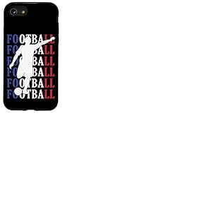 Foot Football Footballeur Joueur de Foot garçon Enfant Retro Coque pour iPhone SE (2020) / 7/8