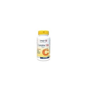 LongLife&reg; C Complex 1000 t/r | Haute dosage 1000mg de vitamine C | Avec bioflavono&iuml;des d&rsquo;agrumes | Time Release | Syst&egrave;me immunitaire | V&eacute;gan et sans gluten