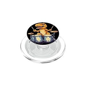 Dinosaure à bascule avec tambour pour garçons et filles PopSockets PopGrip pour MagSafe