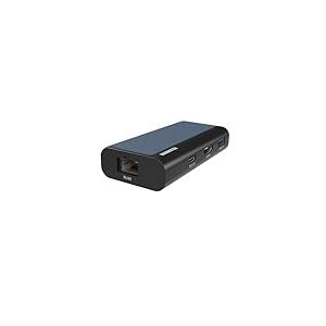 Hub USB C 4 en 1 - Marmitek USB-C Hub 4 - Adaptateur USB C HDMI 2.0 - Station d'accueil USBC (HDMI, USB-C, USB-A, Ethernet RJ45 - Compatible iPhone 15, MacBook, iPad Pro, Surface, Galaxy S24-USB 3.2
