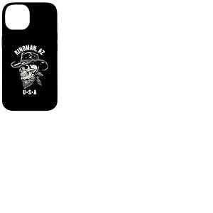 Kingman Arizona USA Tête de Mort de Cowboy Vieilli Coque pour iPhone 14