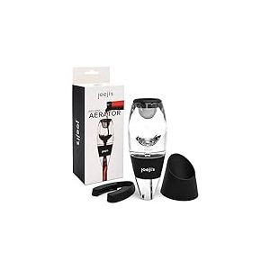 Joeji's Kitchen A&eacute;rateur de vin en acrylique avec bec verseur &ndash; Carafe &eacute;l&eacute;gante &ndash; Carafe &agrave; vin instantan&eacute;e pour &eacute;liminer toute amertume et oxyg&eacute;ner le vin en quelques secondes