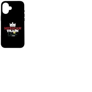 Dominos Lover Jeu de domino amusant Train mexicain Reine Coque pour iPhone 16