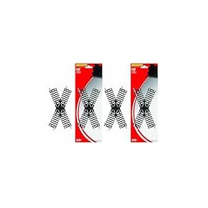Mehano F228 Set de Rails de Croisement 45° (Lot de 2)