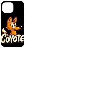 Joli Visage de Coyote au Look Dessin anim&eacute; Coque pour iPhone 16 Pro Max