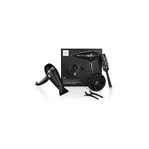 ghd - Coffret sèche-cheveux ghd Air - Sèche-cheveux professionnel (Noir) - Brosse, Diffuseur et Pinces inclus - Séchage et coiffage rapide - Réduit les frisottis - Idéal pour tous types de cheveux