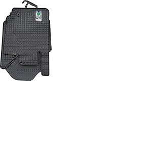 Petex 34010 Tapis de sol Caoutchouc noir Avant et Arri&egrave;re