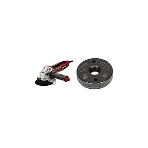 Einhell Meuleuse d’angle TC-AG 115/750 (750 W, avec capot de protection,blocage de l’arbre pour changement de disque, protection anti-redémarrage, pour disques de coupe Ø 115 mm, sans disque) + Écrou