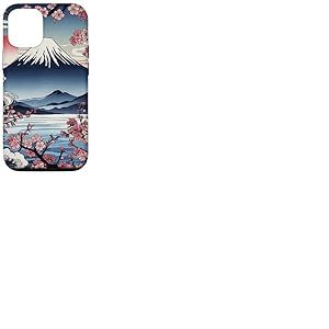 Arbre Japonais Sakura Garden Geisha Mount Fuji Cherry Blossom Tree Coque pour iPhone 12/12 Pro