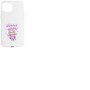 Jelly Jam &ndash; Conception de Musique oc&eacute;anique de m&eacute;duses de Coque pour iPhone 15 Plus