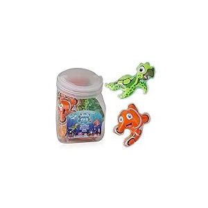 accentra-mini gel douche "Sous la mer"-grand emballage parfait comme cadeau pour les anniversaires d'enfants, les tirages au sort ou le remplissage du calendrier de l'Avent-pot de bonbons de 24x50ml