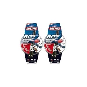 LOCTITE Colles Multi-Usages 60 SECONDES UNIVERSAL Tube 20g Blister (Lot de 2)