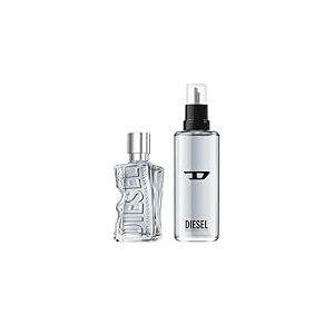 Diesel, Eau de Toilette Pour Homme D by Diesel 50 ml + Recharge 150 ml, Lot de 2 Produits