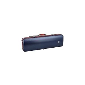 GEWA Étui pour Violon Fun Series Polycarbonate 4/4 Bleu/Rouge, intérieur Noir, 2 Sangles de Sac à Dos Amovibles, Pochette pour Accessoires, Support rembourré, poignée latérale supplémentaire