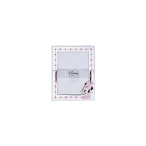 VALENTI & CO. &ndash; Disney Baby &ndash; Minnie &ndash; Cadre photo en argent pour enfants, id&eacute;e cadeau bapt&ecirc;me, naissance ou anniversaire (13 x 18 cm)