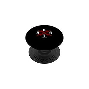 Maroon Red Burgundy Regret Nothing Maroon Red Bordeaux PopSockets PopGrip Adhésif