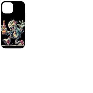 Costume dr&ocirc;le de Zombie Ivre avec Bouteille de bi&egrave;re Coque pour iPhone 12 Mini