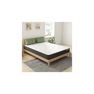 Novilla Matelas M&eacute;moire de Forme 90x190 cm, 20 cm, Mousse de Bambou, R&eacute;versible, Certifi&eacute; Oeko-TEX, Confort et Respirable, Medium-Pro, Noir