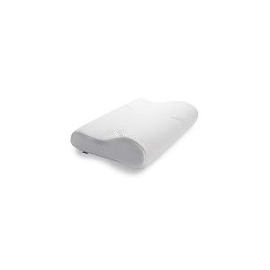 TEMPUR Oreiller de Sommeil Original en Mousse &agrave; m&eacute;moire de Forme, Oreiller Cervical Ergonomique pour dormeurs sur Le c&ocirc;t&eacute; et sur Le Dos, Sensation Ferme, Taille L (50 x 31 x 11.5/8.5 cm), Blanc