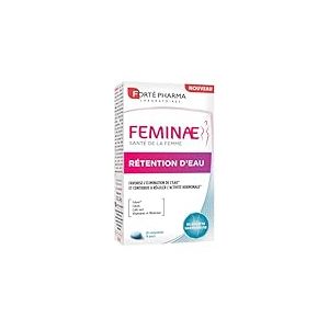Fort&eacute; Pharma - Feminae R&eacute;tention d'Eau - Complement alimentaire draineur, Silhouette harmonieuse, Aide minceur - Fr&ecirc;ne, Cassis, Caf&eacute;, Mangan&egrave;se, S&eacute;l&eacute;nium, Vitamine B2-28 comprim&eacute;s, 2/jour
