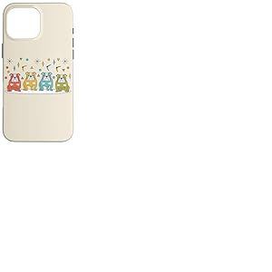 Quatuor de Chiens Moderne Bulldog Retro Atomic Mid Century Coque pour iPhone 16 Pro Max