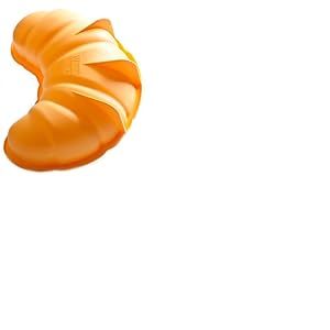 Silikomart 20.327.76.0063 SFT327 Moule Forme Croissant Silicone Orange