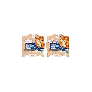 BABYBIO - Pomme de terre Rouge Fromage Brebis à la Muscade - 12+ mois (Lot de 2)