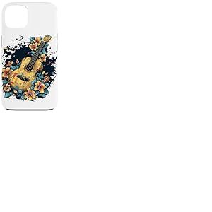 Cartoon Ukulele Uke Guitalele Coque pour iPhone 13