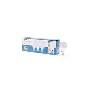 M Ledme - Pack de 6, Ampoule LED E14 G45 7W, Lumière Neutre (4000k), Douille E14, 630 Lumen, IP20, Ouverture Faisceau Lumineux 200°, Efficacité Énergétique et Faible Consommation. LM7607