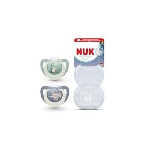 NUK Sucette First Choice Night Baby, 0-6 mois