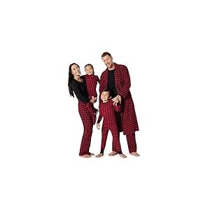 Amazon Essentials Ensembles de Pyjamas de Noël Assortis pour la Famille Homme, Carreau Buffalo Classique, L