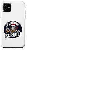 St Pauli Hambourg Paulian T&ecirc;te de Mort Port Capitaine Viking Coque pour iPhone 11