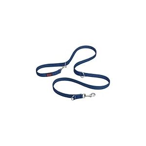 Laisse éducative HALTI - 7 Fonctions Conçues pour Vous Aider a Éduquer et Promener Votre Chien, Laisse de Dressage de Chien à Double Extrémité pour Chiens et Chiots (Taille S, Bleu Cobalt, 2m)