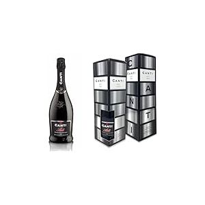 Canti - Asti D.O.C.G. Millesimato, Vin Petillant Spumante, Moscato d'Asti, Coffret Cadeau, Élaboré à Partir du Cépage du Piémont, Goût Fruité et Aromatique, 1x750 ml (Lot de 6)