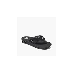 REEF Fanning, Tongs Femme, Noir (Black), 42.5 EU (9)