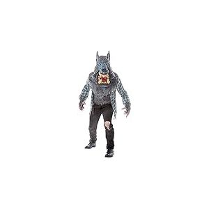 Déguisement et masque loup garou luxe adulte Jadeo