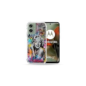 Cokitec Coque Renforcée pour Motorola G55 5G Street Art Maryline Monroe