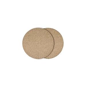 La cordeline Protection Plante lot 2 disques de Chanvre 40cm 600g/m² - Plante Pot, protège Froid et Mauvaises Herbes, Naturelle